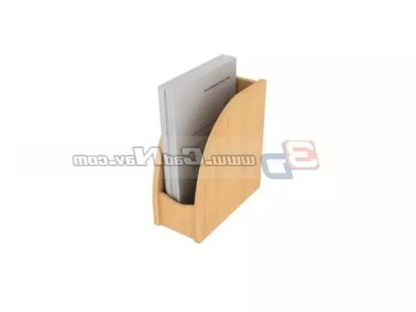 Bamboo File Holder Office Equipment 3d model Bamboo File Holder Office Equipment 3d model