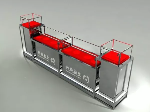 Market Display Shelf 3d model