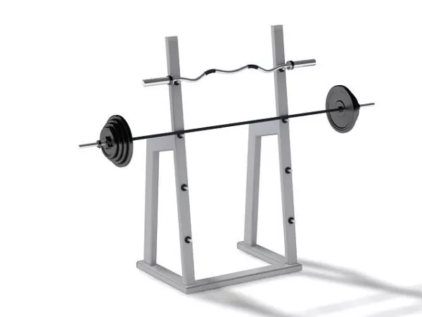 Lightweight Barbell 3d model