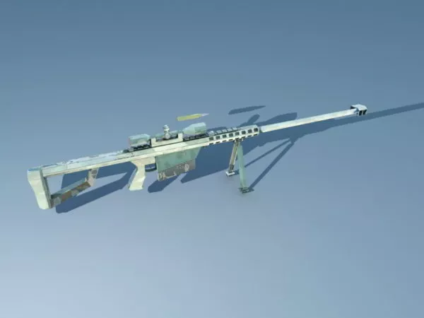 An94 Assault Rifle Gun 3d model
