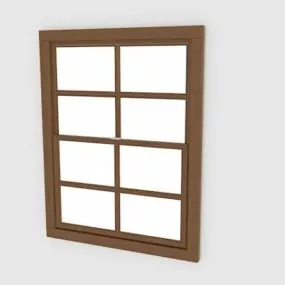 Home Basement Hopper Windows 3d model