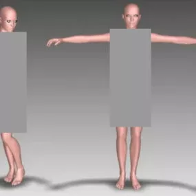Female Body Character Character 3d model