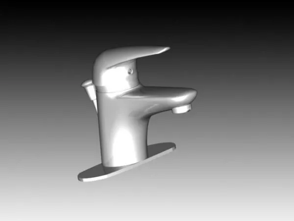 Modern L Faucet Frank 3d model
