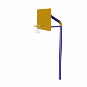 Basketball Backboard Equipment 3d model