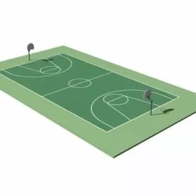 Basketball Court 3d model