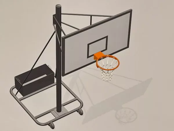 Basketball Goal 3d model Basketball Goal 3d model