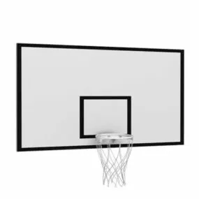 Sport Basketball Hoop Backboard 3d model