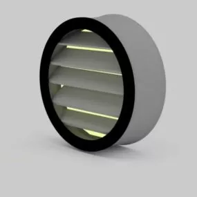 Bathroom Heater Light 3d model