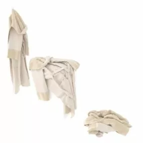 Women Bathrobes 3d model
