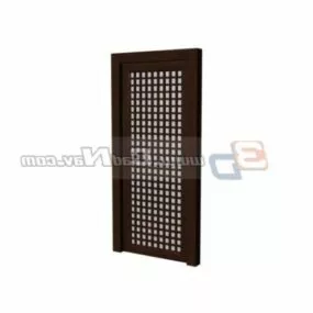 Bathroom Design Door Side Hung Door 3d model