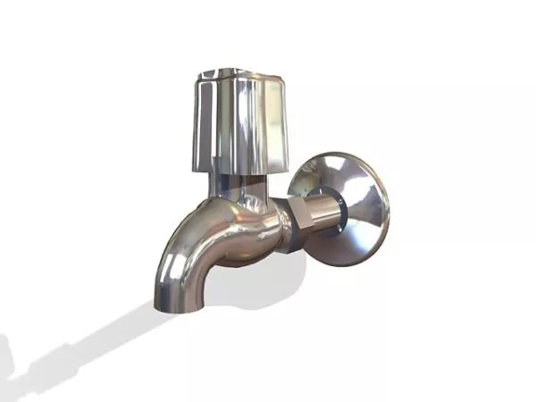 Bronze Gate Valve 3d model