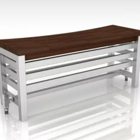 Bathroom Radiator Seat 3d model