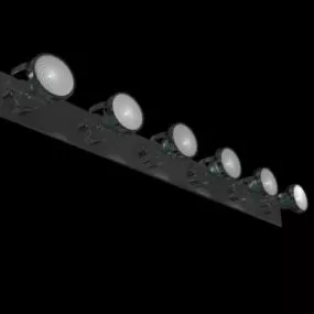 Bathroom Interior Wall Spotlights 3d model