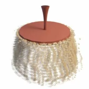 Beaded Shade Ceiling Pendant Lighting 3d model