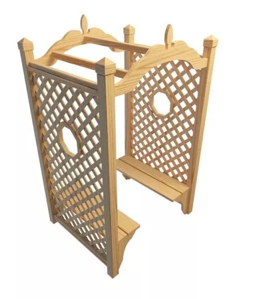 Garden Arbor And Trellis Furniture 3d model Garden Arbor And Trellis Furniture 3d model