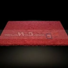 Bedroom Anti Slip Fashion Rug 3d model
