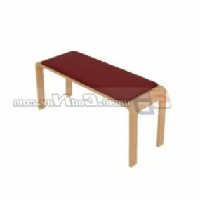 Bedroom Furniture Dresser Stool 3d model