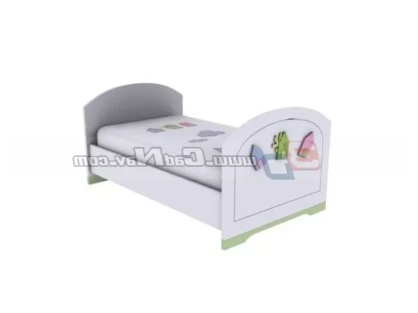 Bedroom Kids Bed Furniture 3d model Bedroom Kids Bed Furniture 3d model