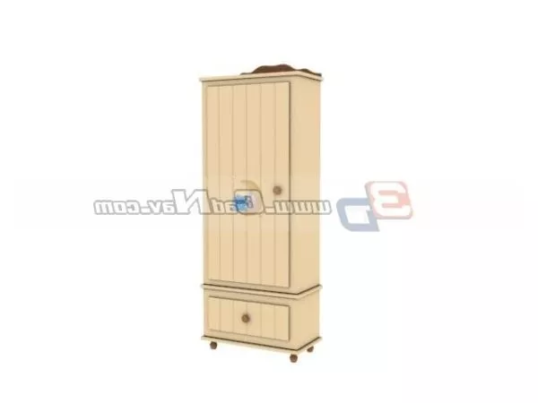 Bedroom Furniture Kid Clothes Cabinet 3d model Bedroom Furniture Kid Clothes Cabinet 3d model