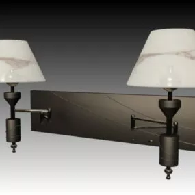 Hotel Bedroom Wall Lamp 3d model