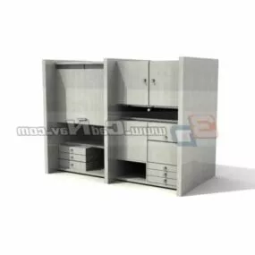 Bedroom Wall Unit Furniture 3d model
