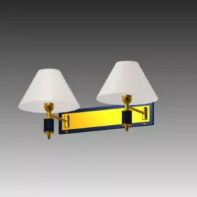 Bedroom Bedside Wall Lamp 3d model
