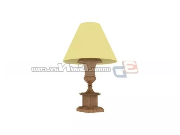 Wooden Table Light Design 3d model Wooden Table Light Design 3d model