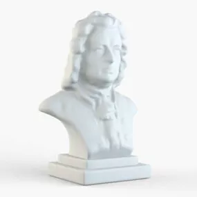 Beethoven Bust Sculpture Statue 3d model