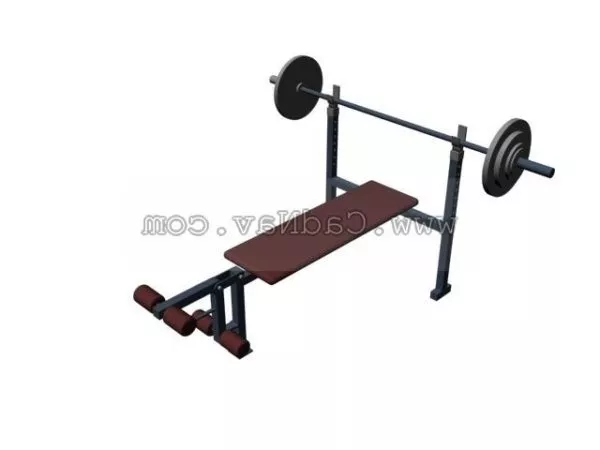 Bench Press Gym Equipment 3d model Bench Press Gym Equipment 3d model