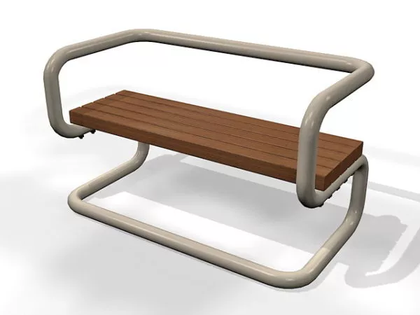 Bench Street Furniture 3d model Bench Street Furniture 3d model