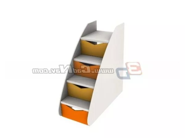 Kids Big Toy Chests Furniture 3d model Kids Big Toy Chests Furniture 3d model