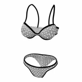 Bikini Underwear Women Clothing 3d model