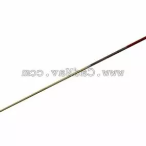 Wood Billiard Cues 3d model
