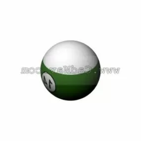 Snooker Billiard Pool Ball 3d model