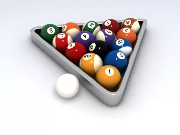 Billiard Pool Balls 3d model Billiard Pool Balls 3d model