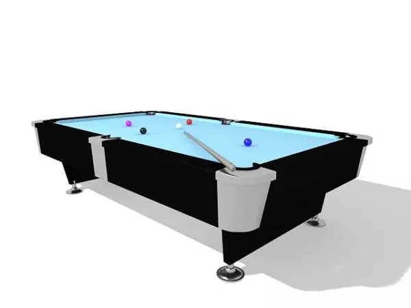 Sport Billiard Table And Pool Balls 3d model Sport Billiard Table And Pool Balls 3d model