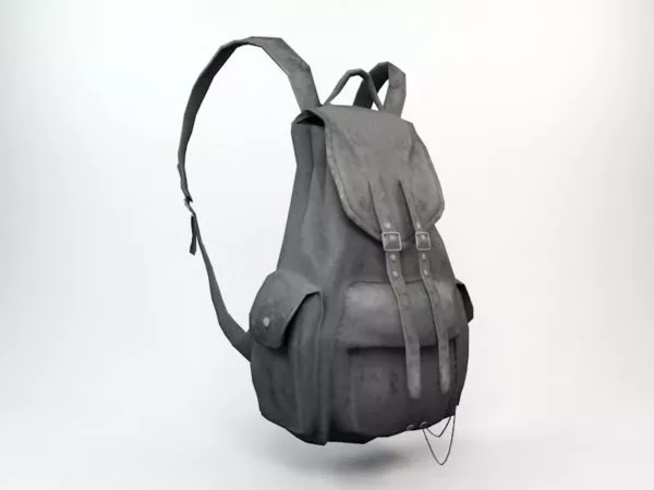 Adventure Backpack School Accessories 3d model
