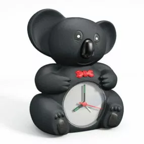 Children Bear Clock 3d model