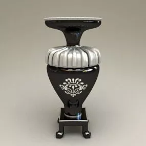 Elegant Decoration Tall Floor Vase 3d model
