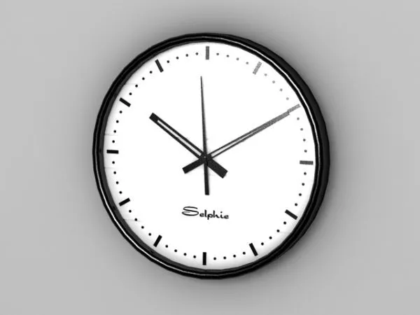 Small Pendulum Clock 3d model