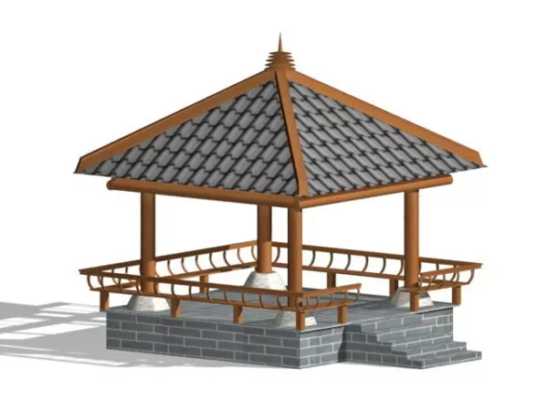 Architecture Pavilion Museum Building 3d model