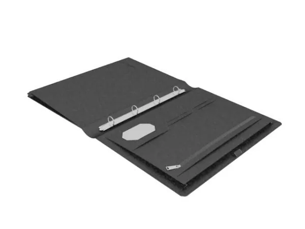 Black Leather Briefcase Folder Case 3d model Black Leather Briefcase Folder Case 3d model