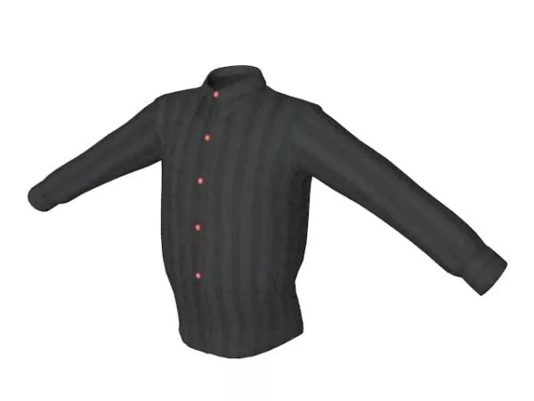 Medieval Dress With Mannequin 3d model