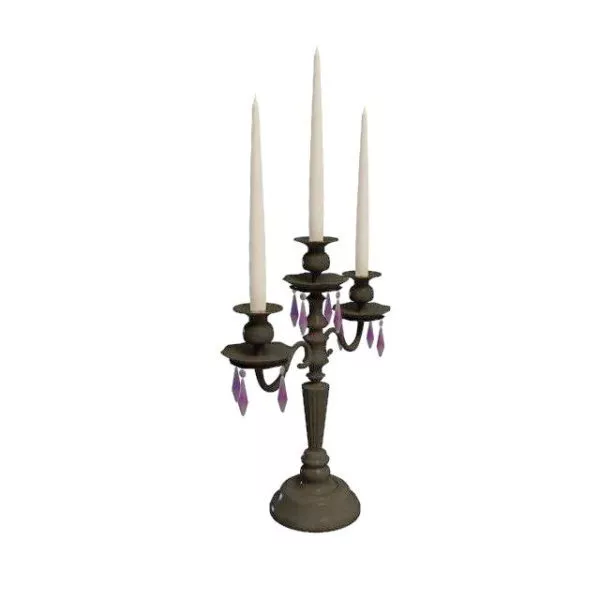 Candlestick Coral Shape 3d model