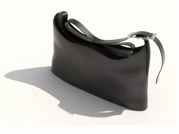 Beige Fashion Handbag 3d model