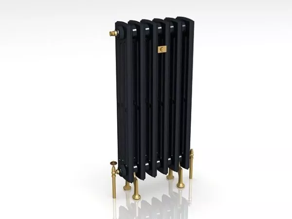 Heater Radiator Rein Curved Shape 3d model