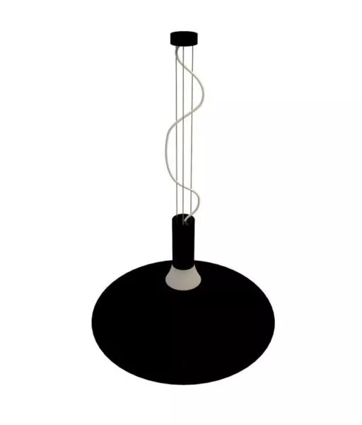 Black Pendant Ceiling Lighting Fixture 3d model Black Pendant Ceiling Lighting Fixture 3d model