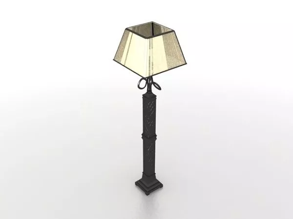 Interior Wrought Iron Floor Lamp 3d model Interior Wrought Iron Floor Lamp 3d model