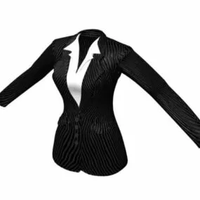 Blazer Clothing For Lady 3d model