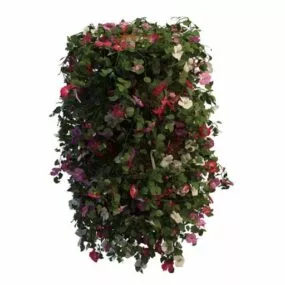 Blooming Planter Garden 3d model